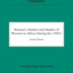 Women's Studies and Studies of  Women in Africa During 1990's  (Arabe version)